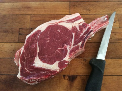 rib eye on bone