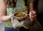 Organic Spanish pork casserole