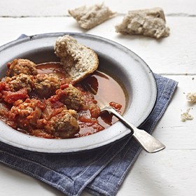 Organic Pork and Herb Meatballs - serves two